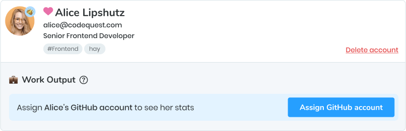 Connecting your team members to their GitHub accounts